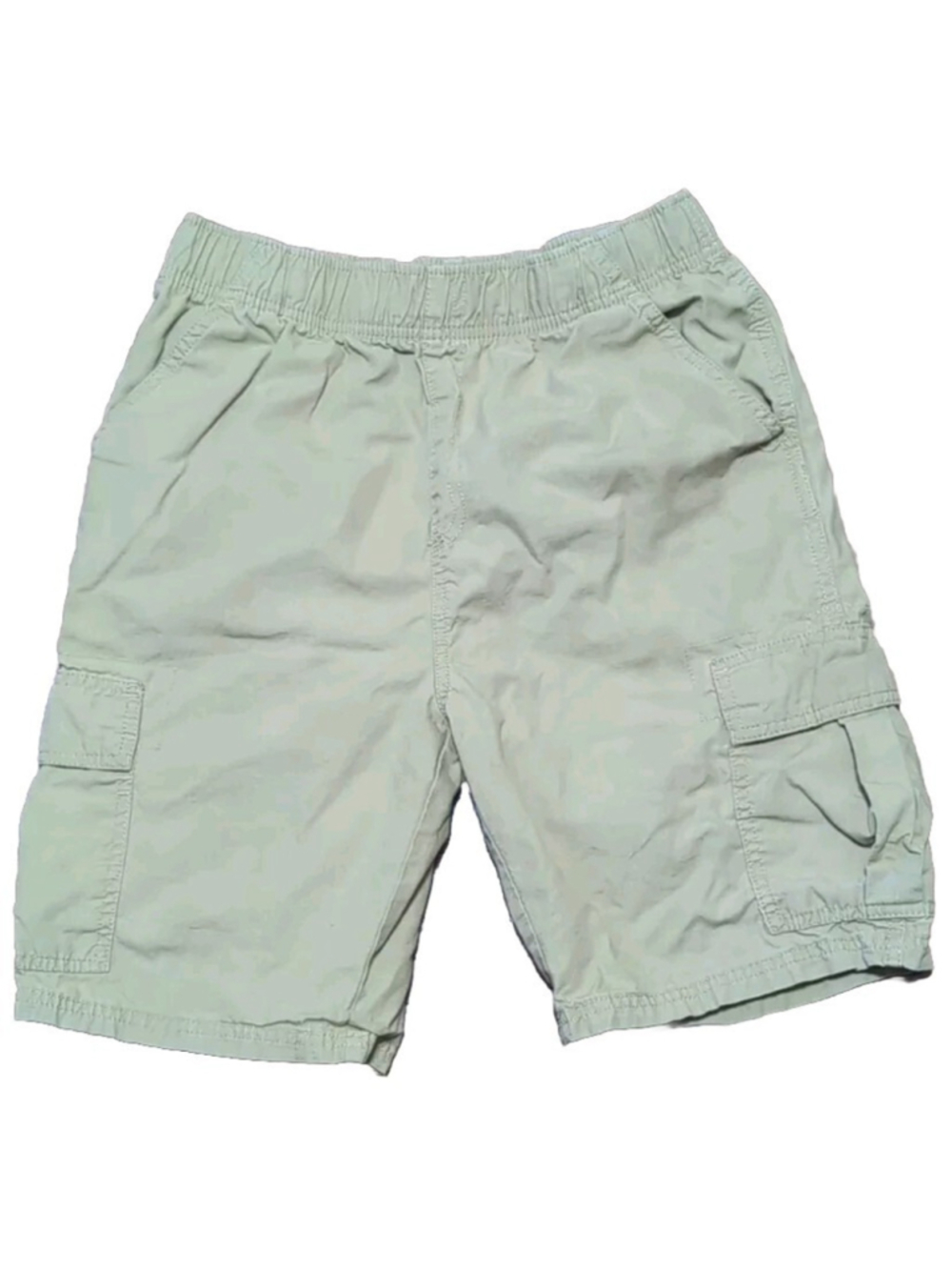 The Childrens Place Boys Huaky Adjustable Waist Khaki Cargo Shorts Size 14